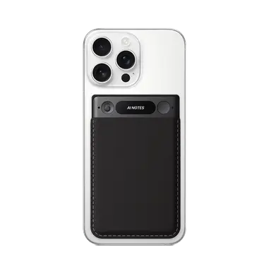 HyBran Voice Recorder attached to phone